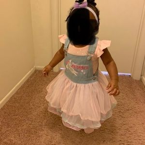 Beautiful overall tutu dress